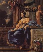 Simon Vouet Allegorical Portrait of Anne d'Autriche Spain oil painting artist